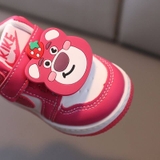Giày thể thao sneaker stick gấu hồng losto
