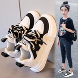 Giày thể thao có dây cột phong cách Hàn Quốc
