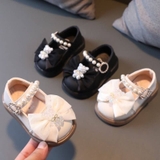 Giày búp bê quai đính ngọc khóa đá gấu