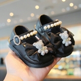 Giày búp bê quai đính ngọc khóa đá gấu
