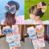 Bộ 4 kẹp tóc nơ in hình công chúa Elsa
