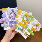 Set 8 kẹp tóc happy cho bé