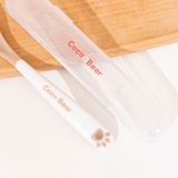 Thìa ăn dặm silicone báo nóng Cocobear
