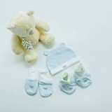 Set quà tặng 7 món màu xanh NB Nous cho bé sơ sinh