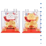 Mèo thần tài vẫy tay (có hộp mika kèm)