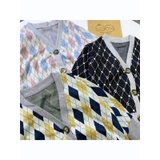 Áo khoác cardigan bé trai họa tiết