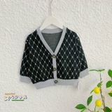Áo khoác cardigan bé trai họa tiết