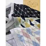 Áo khoác cardigan bé trai họa tiết