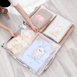 Túi zip khoá lụa mờ đựng quần áo, phụ kiện
