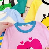 Bộ dài tay thun lạnh Minky Mom họa tiết
