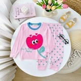 Bộ dài tay thun lạnh Minky Mom họa tiết