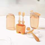 Bộ bàn chải chăm sóc răng miệng silicon 3in1 Honper