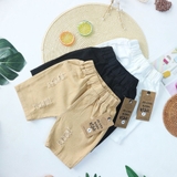 Quần short kaki ngắn rách