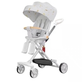 Xe đẩy gấp gọn có mái che xoay 360 độ 520X