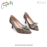 Giày cao gót da bóng gót nhọn 6p công sở cao cấp chính hãng VOL'SCI - GNU429