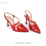 SANDAL MŨI NHỌN CAO CẤP 4CM CHÍNH HÃNG VOLSCI - DNU352