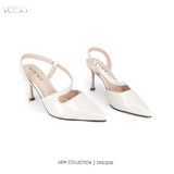 SANDAL MŨI NHỌN CAO CẤP 4CM CHÍNH HÃNG VOLSCI - DNU352