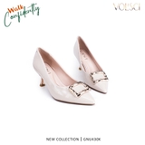 Giày cao gót da bóng gót nhọn 5p công sở cao cấp chính hãng VOL'SCI - GNU430
