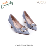 Giày cao gót da bóng gót nhọn 5p công sở cao cấp chính hãng VOL'SCI - GNU430