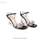 SANDAL HỞ MŨI ĐÍNH ĐÁ CAO CẤP 7CM CHÍNH HÃNG VOLSCI - DNU361
