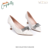 Giày cao gót da bóng gót nhọn 6p công sở cao cấp chính hãng VOL'SCI - GNU429