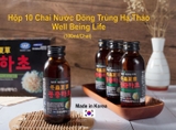 Nước giải khát đông trùng hạ thảo (Thùng: 10 hộp/100 chai 100ml)