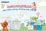 Review 03 loại bỉm hè siêu mềm mỏng, thoáng mát cho bé yêu