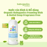 Nước rửa Bình & Đồ dùng Organic đa năng không mùi Babyganics (32oz/946ml)