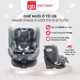 Ghế ngồi ô tô GB Unari Stage 0+1/2/3 cho bé từ 0-12 tuổi