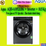 Máy giặt Aqua Inverter 10.5 kg AQD-A1052J BK Chính hãng, giao ngay