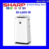 Máy lọc không khí tạo ẩm Sharp. KI-L60V-W - Hàng chính hãng