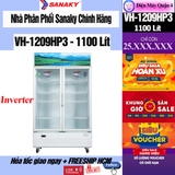 Tủ Mát Sanaky 1100 lít Inverter VH-1209HP3 giá rẻ, giao miễn phí
