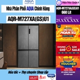Tủ lạnh Aqua Inverter 660 lít Multi Door AQR-M727XA(GS)U1