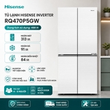 Tủ lạnh Hisense Inverter 488 lít Multi Door RQ470P5GW