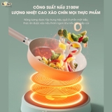 Bếp Điện Từ Bear SB-BT21W - 8 Mức Nhiệt - Bảo hành chính hãng 18 tháng