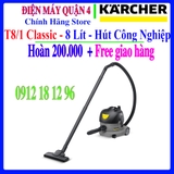 MÁY HÚT BỤI KHÔ CÔNG NGHIỆP Karcher T 8/1 Classic (1.527-160.0)