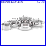 Bộ nồi 9 món cao cấp Malloca SA-1503