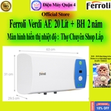 Máy nước nóng gián tiếp Ferroli Verdi AE 15L- 20L- 30L chính hãng, giao ngay