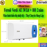 Máy nước nóng gián tiếp Ferroli Verdi AE 15L- 20L- 30L chính hãng, giao ngay