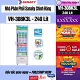 Tủ mát Inverter Sanaky VH-308K3L 300 lít