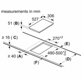 Bếp từ Domino Bosch PIB375FB1E