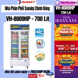 Tủ Mát Sanaky 700 lít VH-8009HP giá rẻ, giao miễn phí