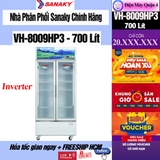 Tủ mát Sanaky Inverter 700 lít VH-8009HP3 giá rẻ, giao miễn phí