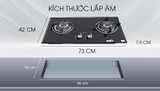 Bếp Gas Âm Malloca GHG 732A
