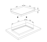 Mua bếp từ 4 vùng nấu Malloca MI-784 ITG
