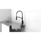 Vòi rửa bát Wasserwerk WK 3 Black with spiral spring 700556 màu đen