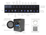Máy giặt Aqua Inverter 10 kg AQD-DW1000J.BK chính hãng, giao ngay