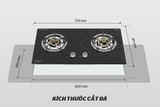 Bếp Gas Âm Kính Sunhouse SHB5515-SG