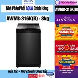 Máy giặt Aqua 8 kg AWM8-316K(B) giá rẻ