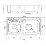 Chậu Rửa Chén Malloca MS 1003